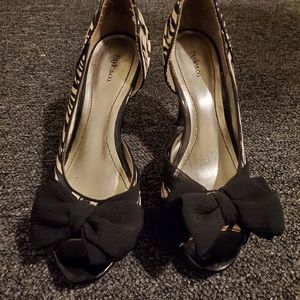 Style & CO zebra high heels